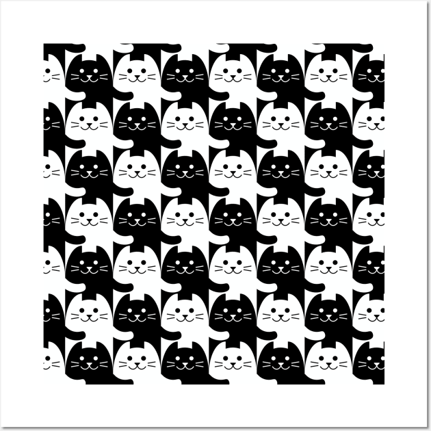 Cat Tessellation Wall Art by inotyler